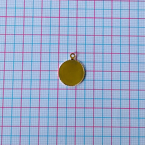 HERRAJE ✦ BASE PARA ENCASQUETAR BAÑO DE ORO
