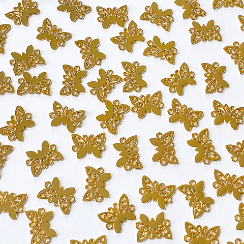 DIJE MARIPOSA BAÑO DE ORO F61572-GOLD