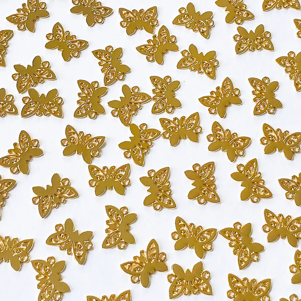 DIJE MARIPOSA BAÑO DE ORO F61572-GOLD 1