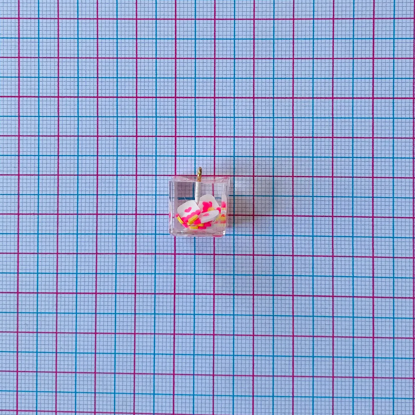 DIJE CUBO ACRÍLICO DP-35 2
