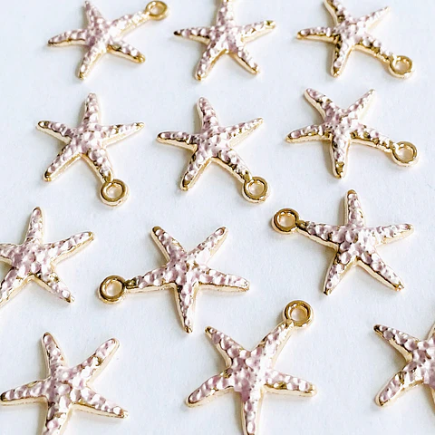 Dije Estrella de Mar Resina • Zamak • 17x14 mm