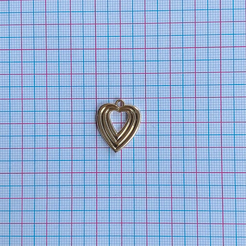 DIJE CORAZÓN FANTASÍA MY-63