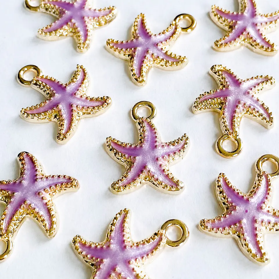 DIJE ✦ ESTRELLA DE MAR FANTASÍA (ELIGE TU COLOR FAVORITO) 1