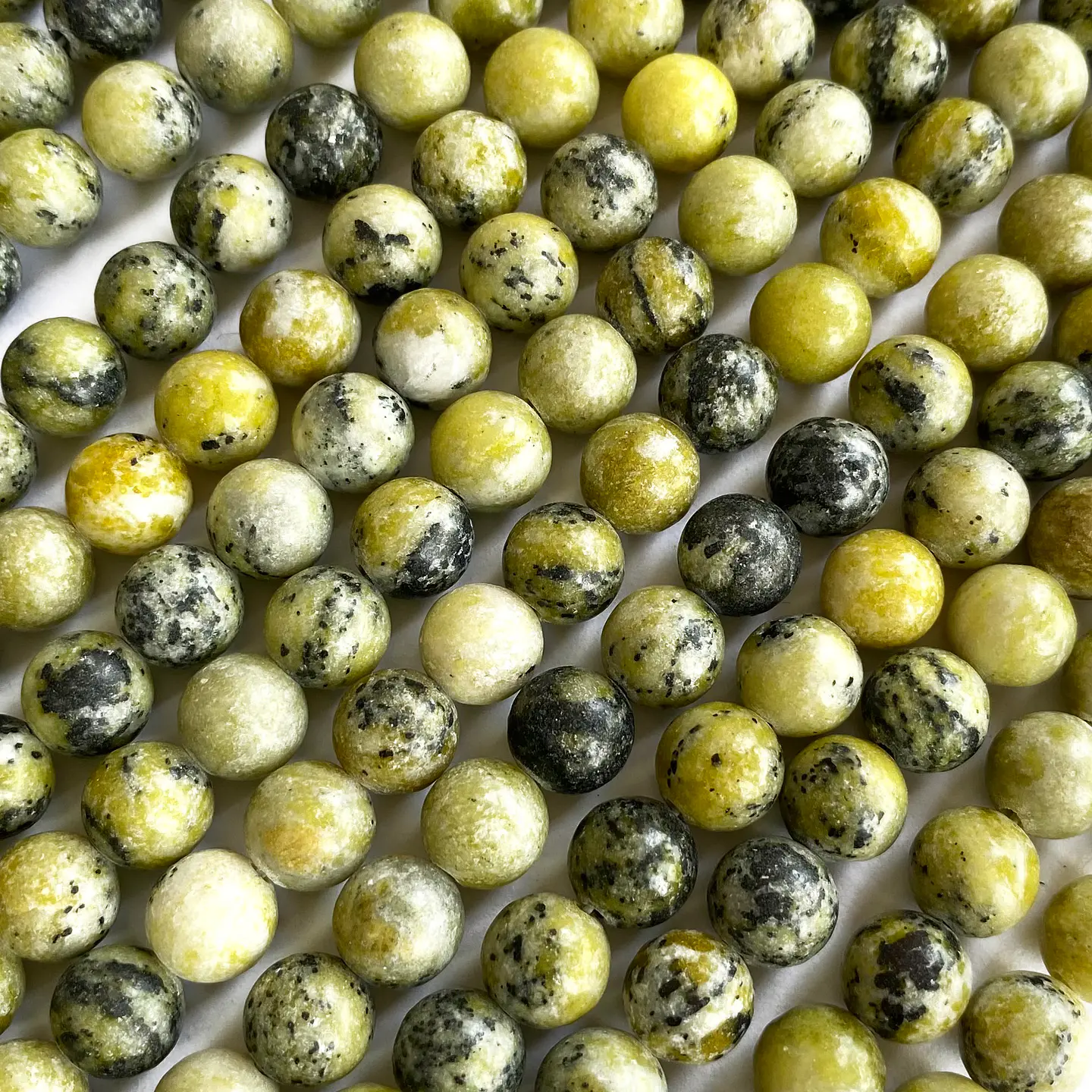 PIEDRA NATURAL ✦ JASPE VERDE CLARO 8MM 1
