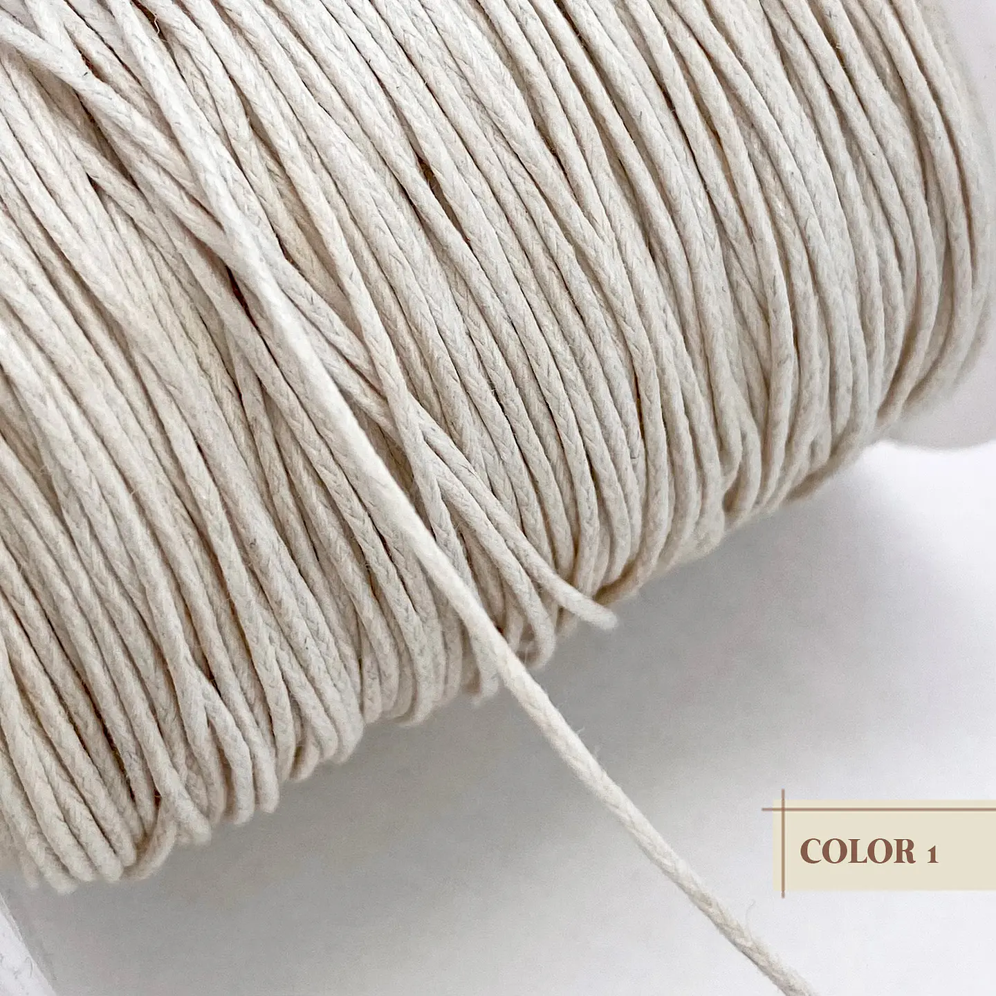 CORDÓN ✦ ENCERADO (ELIGE TU COLOR FAVORITO) 1MM 3
