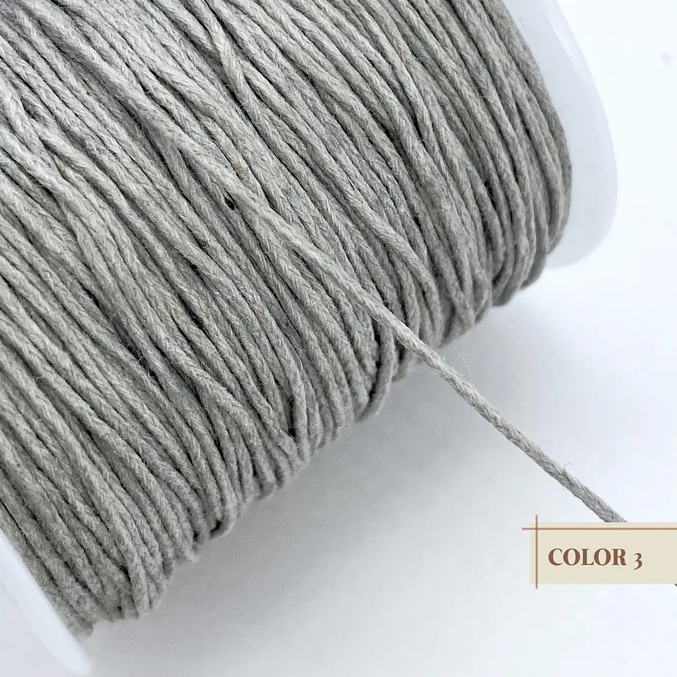 CORDÓN ✦ ENCERADO (ELIGE TU COLOR FAVORITO) 1MM 5