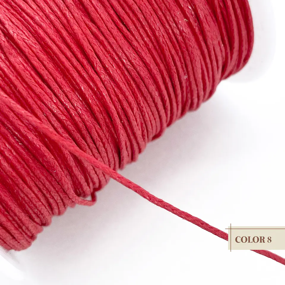 CORDÓN ✦ ENCERADO (ELIGE TU COLOR FAVORITO) 1MM 9