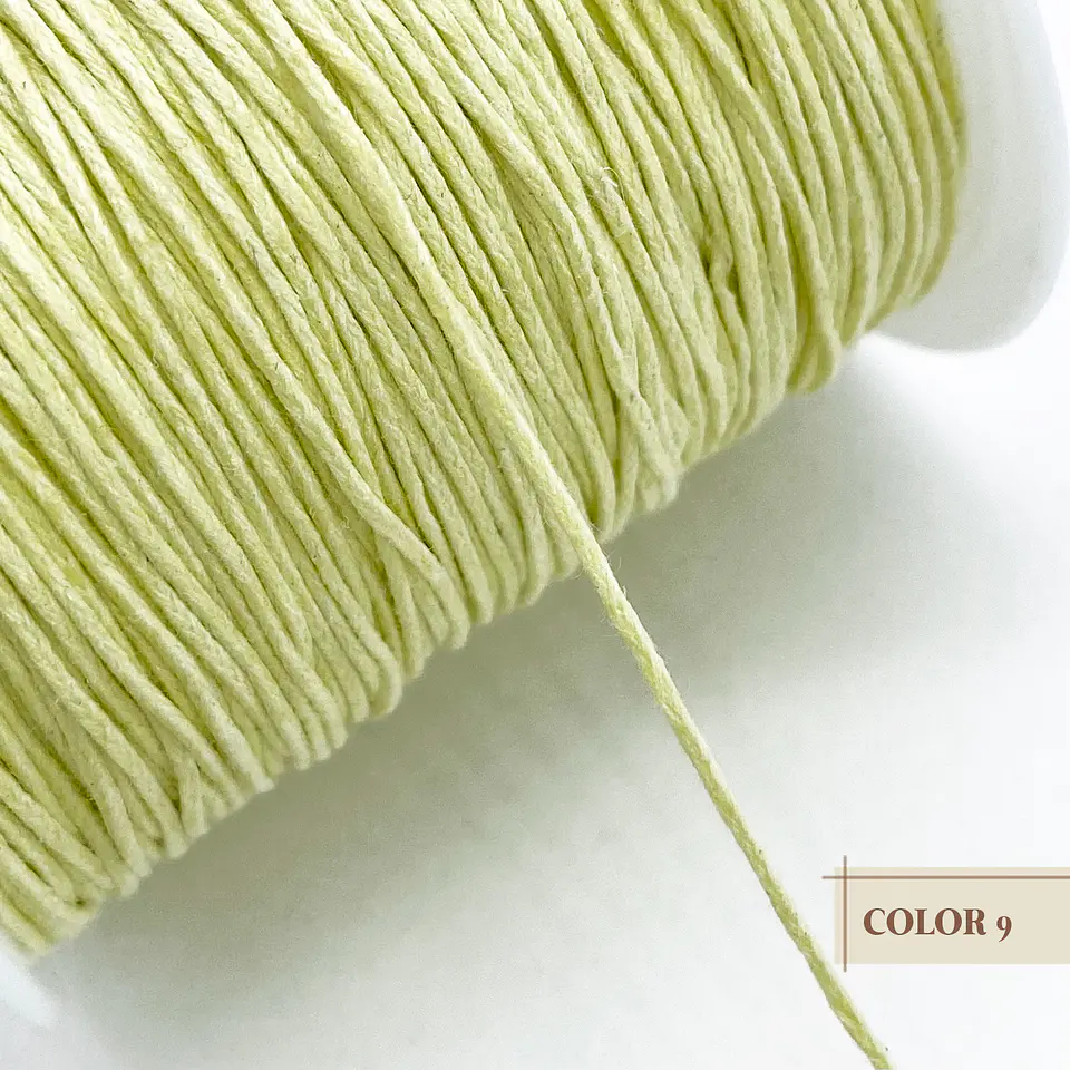 CORDÓN ✦ ENCERADO (ELIGE TU COLOR FAVORITO) 1MM 10