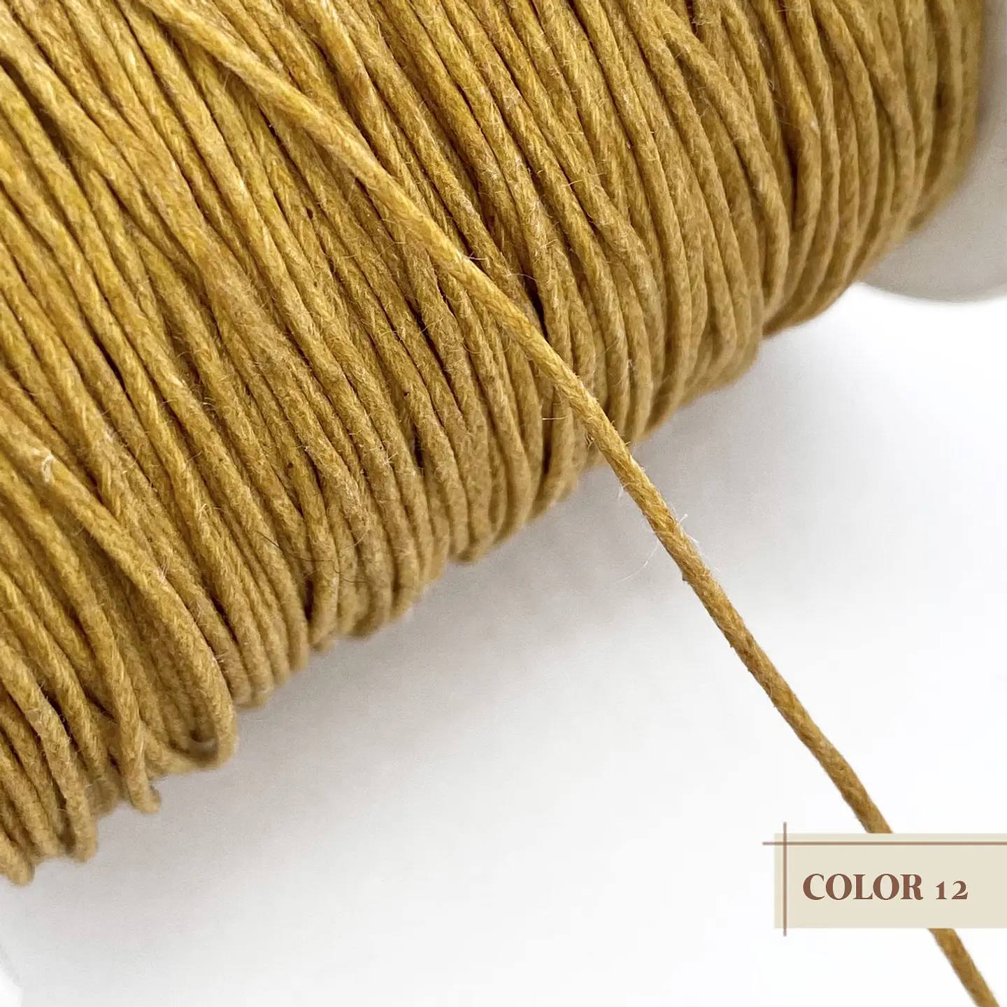CORDÓN ✦ ENCERADO (ELIGE TU COLOR FAVORITO) 1MM 12