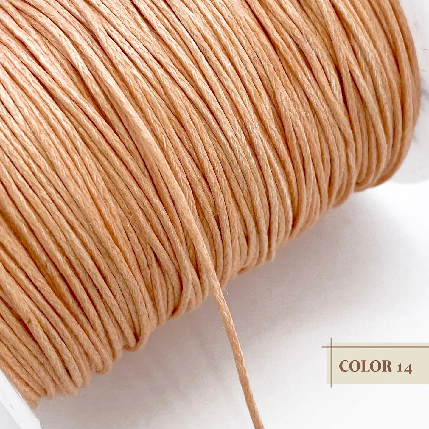 CORDÓN ✦ ENCERADO (ELIGE TU COLOR FAVORITO) 1MM 14