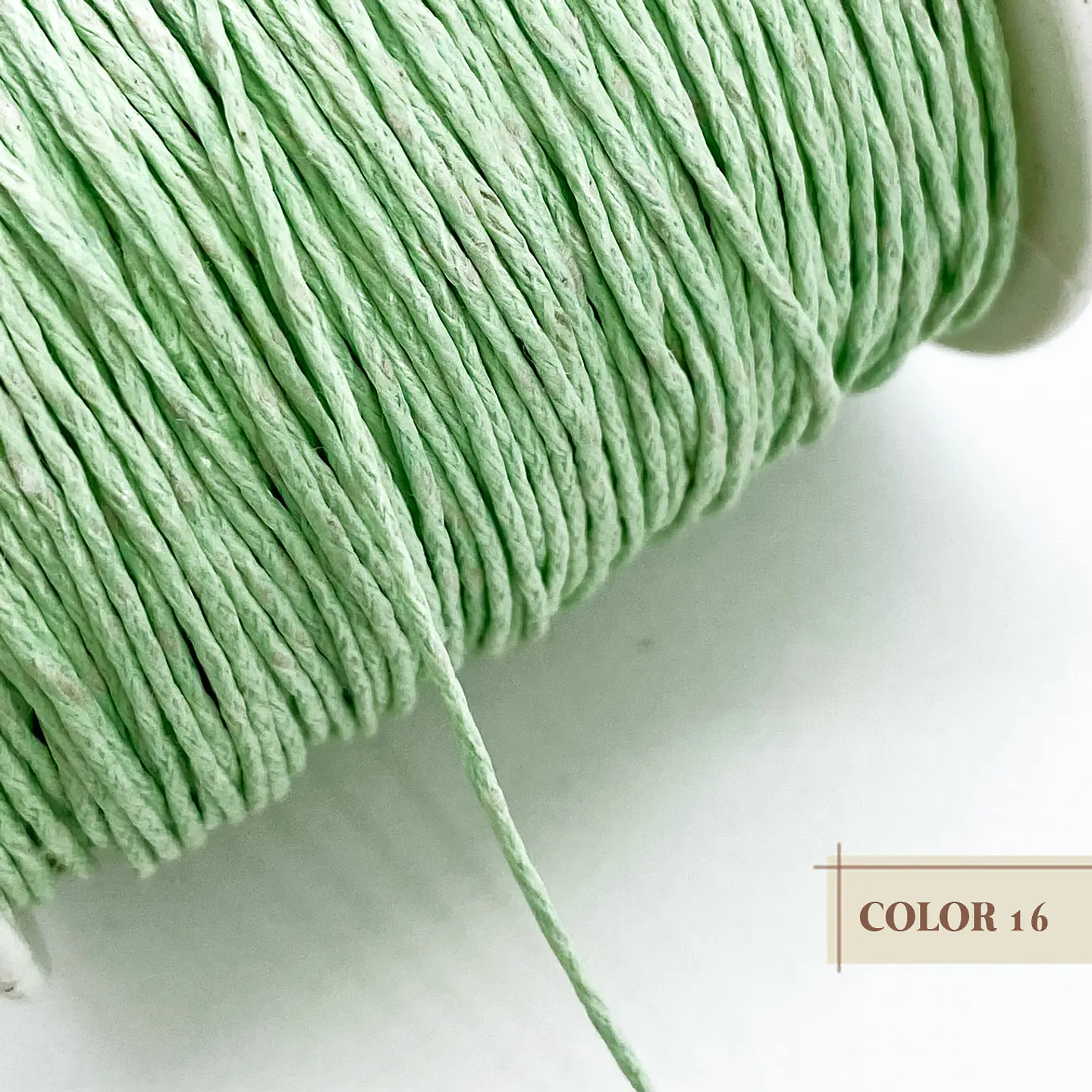 CORDÓN ✦ ENCERADO (ELIGE TU COLOR FAVORITO) 1MM 16