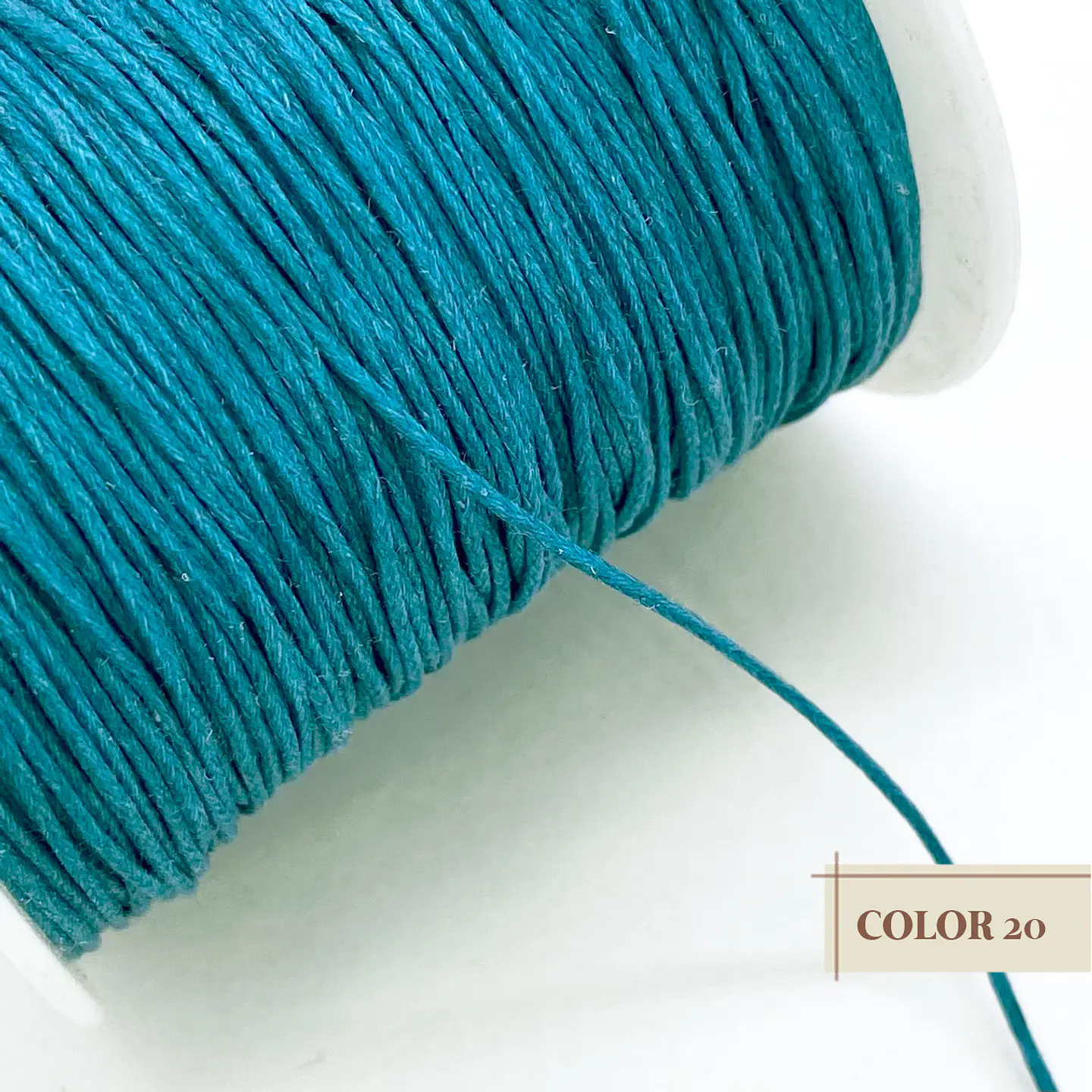 CORDÓN ✦ ENCERADO (ELIGE TU COLOR FAVORITO) 1MM 20