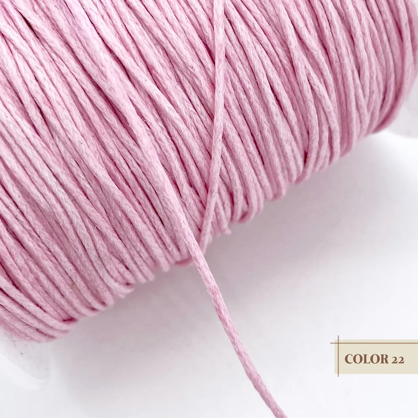 CORDÓN ✦ ENCERADO (ELIGE TU COLOR FAVORITO) 1MM 22