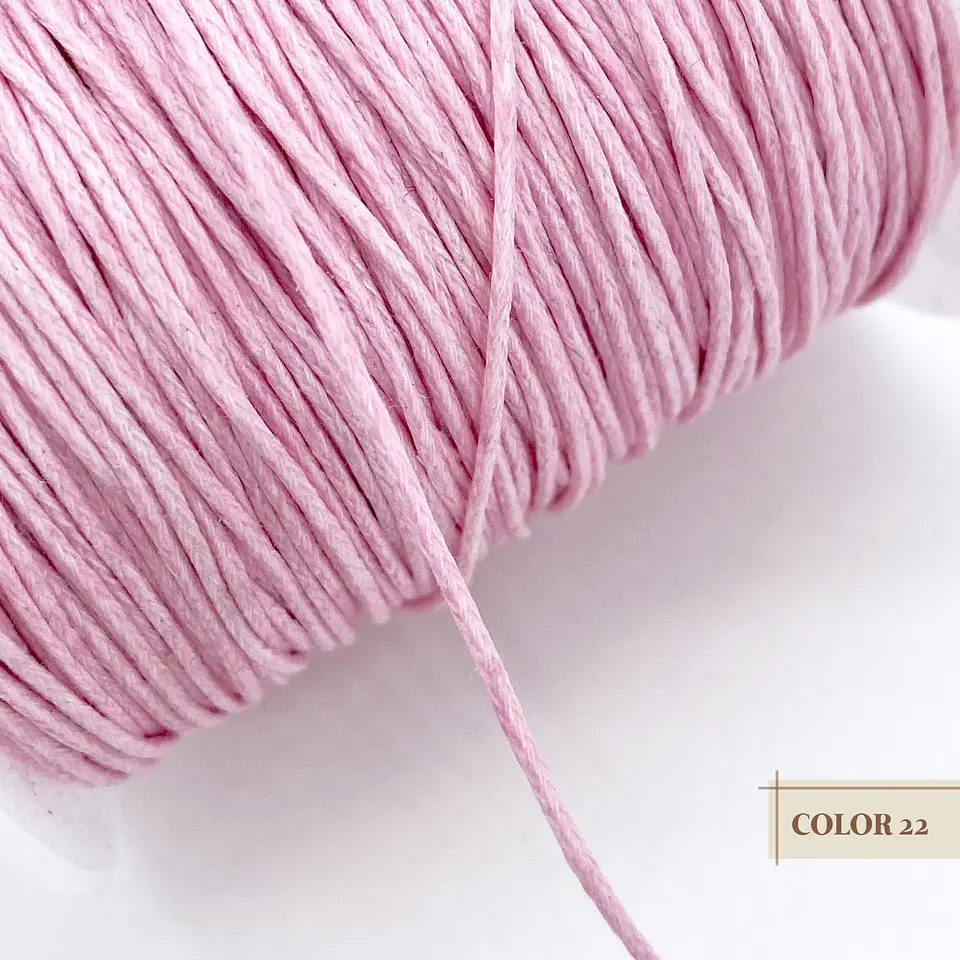 CORDÓN ✦ ENCERADO (ELIGE TU COLOR FAVORITO) 1MM 22