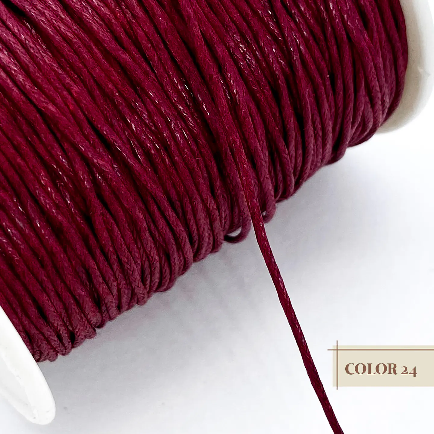 CORDÓN ✦ ENCERADO (ELIGE TU COLOR FAVORITO) 1MM 24
