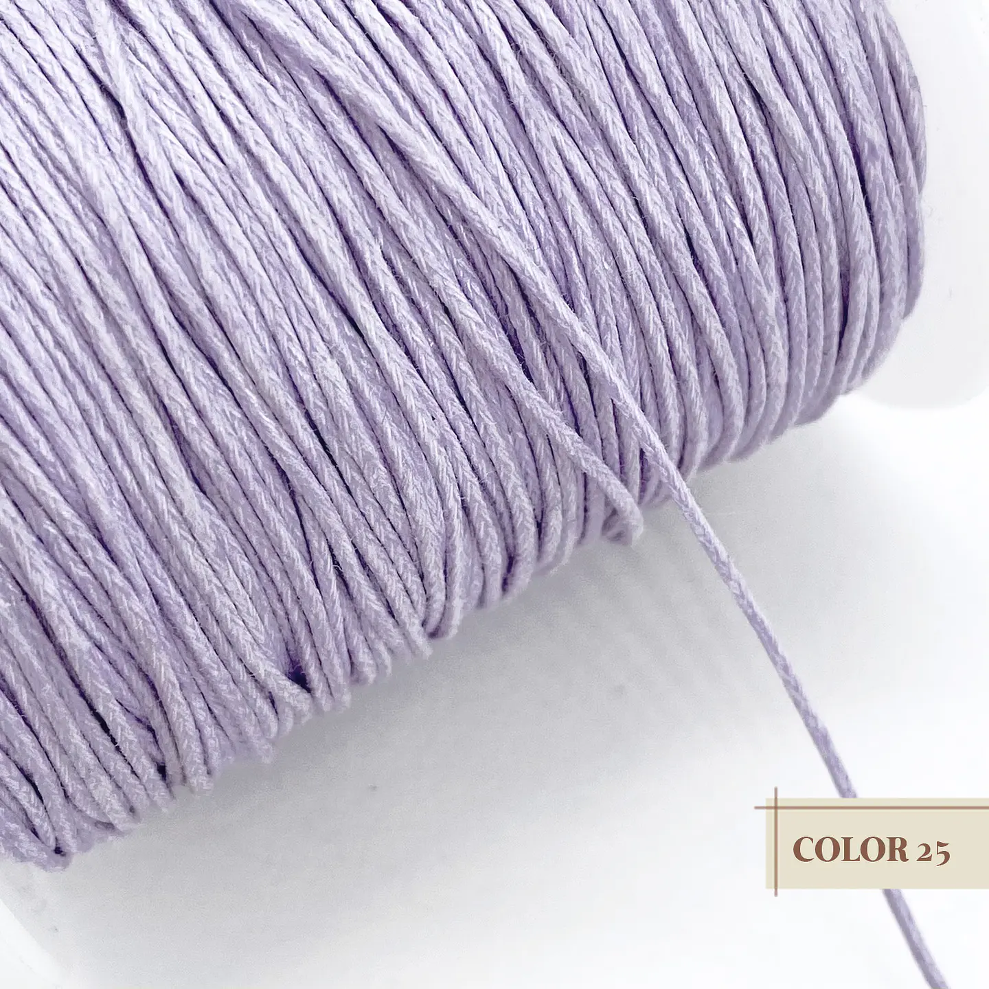 CORDÓN ✦ ENCERADO (ELIGE TU COLOR FAVORITO) 1MM 25