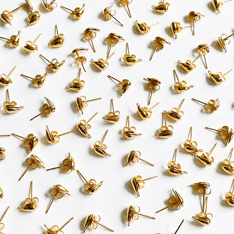 HERRAJE TOPO ✦ GOTA BAÑO DE ORO