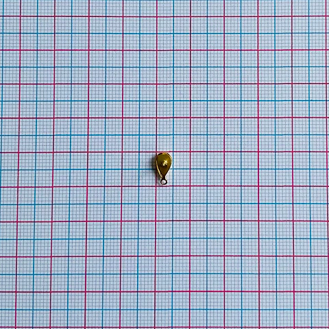 HERRAJE TOPO ✦ GOTA BAÑO DE ORO