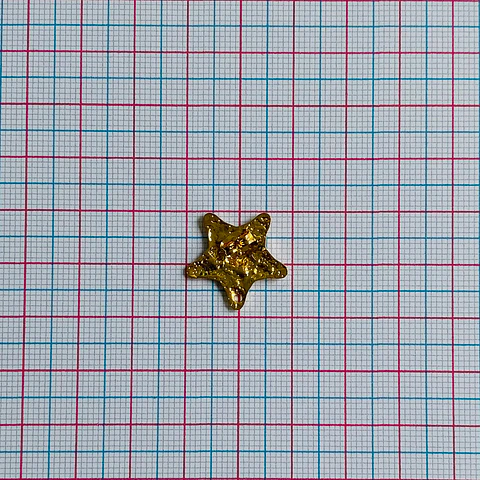 TOPO ✦ ESTRELLA BAÑO DE ORO