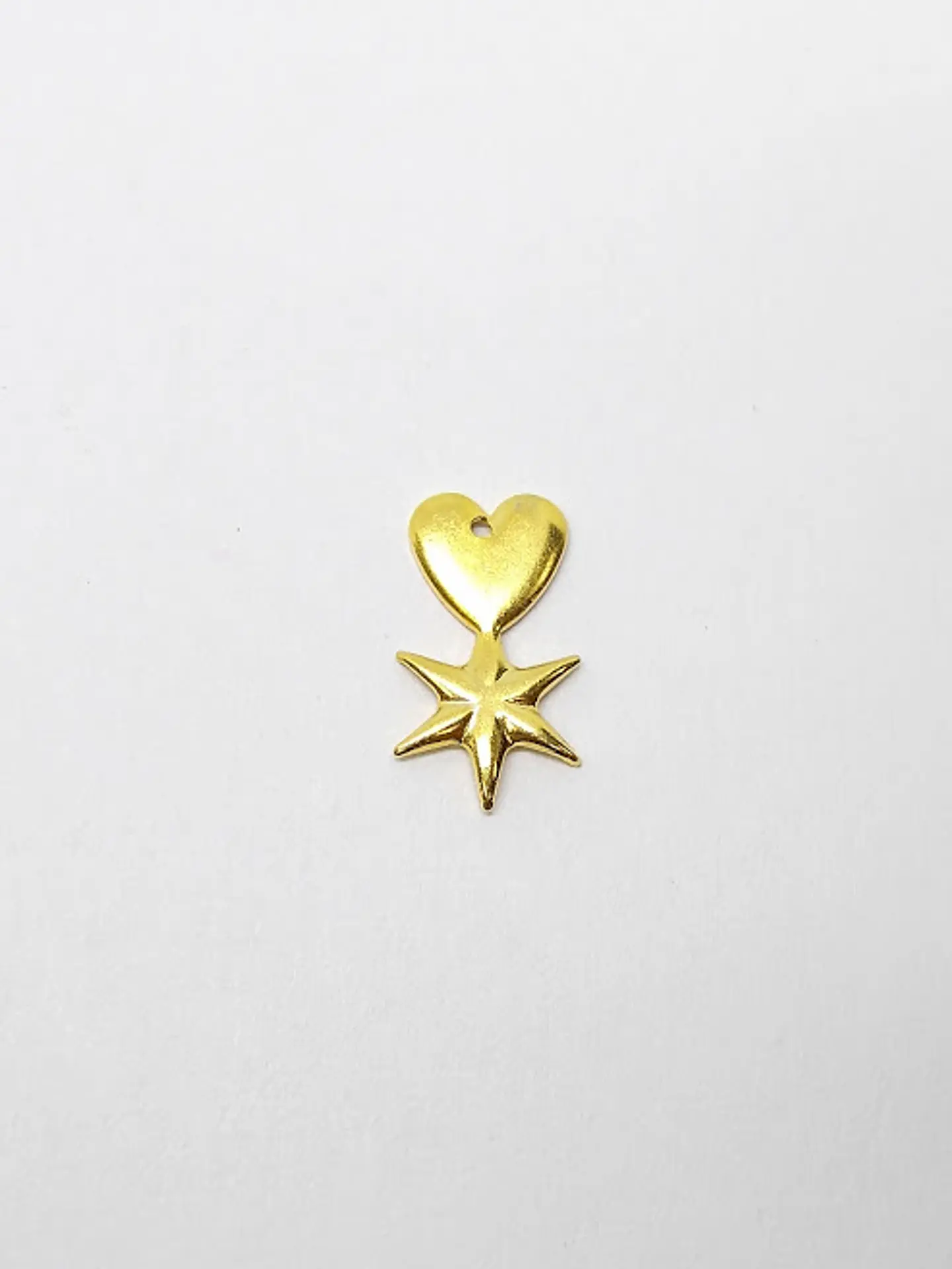CORAZÓN MINI DIJE BAÑO DE ORO T3410                1