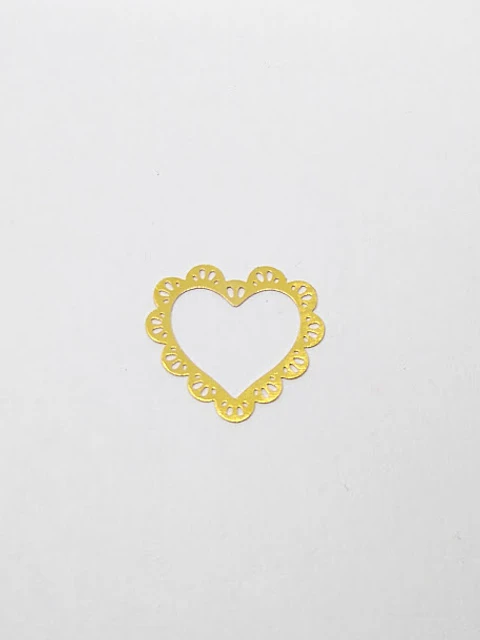 CORAZÓN MINI DIJE BAÑO DE ORO T5045                                      