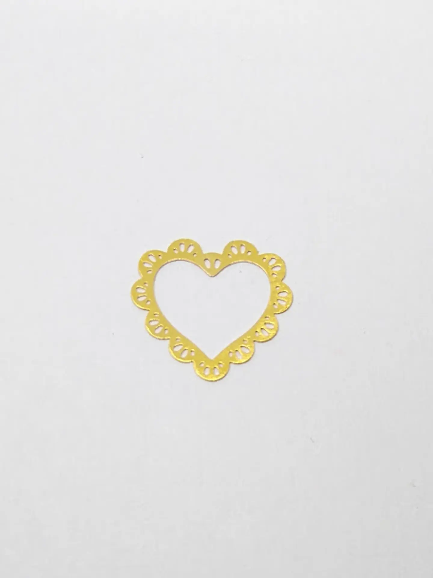 CORAZÓN MINI DIJE BAÑO DE ORO T5045                                       1