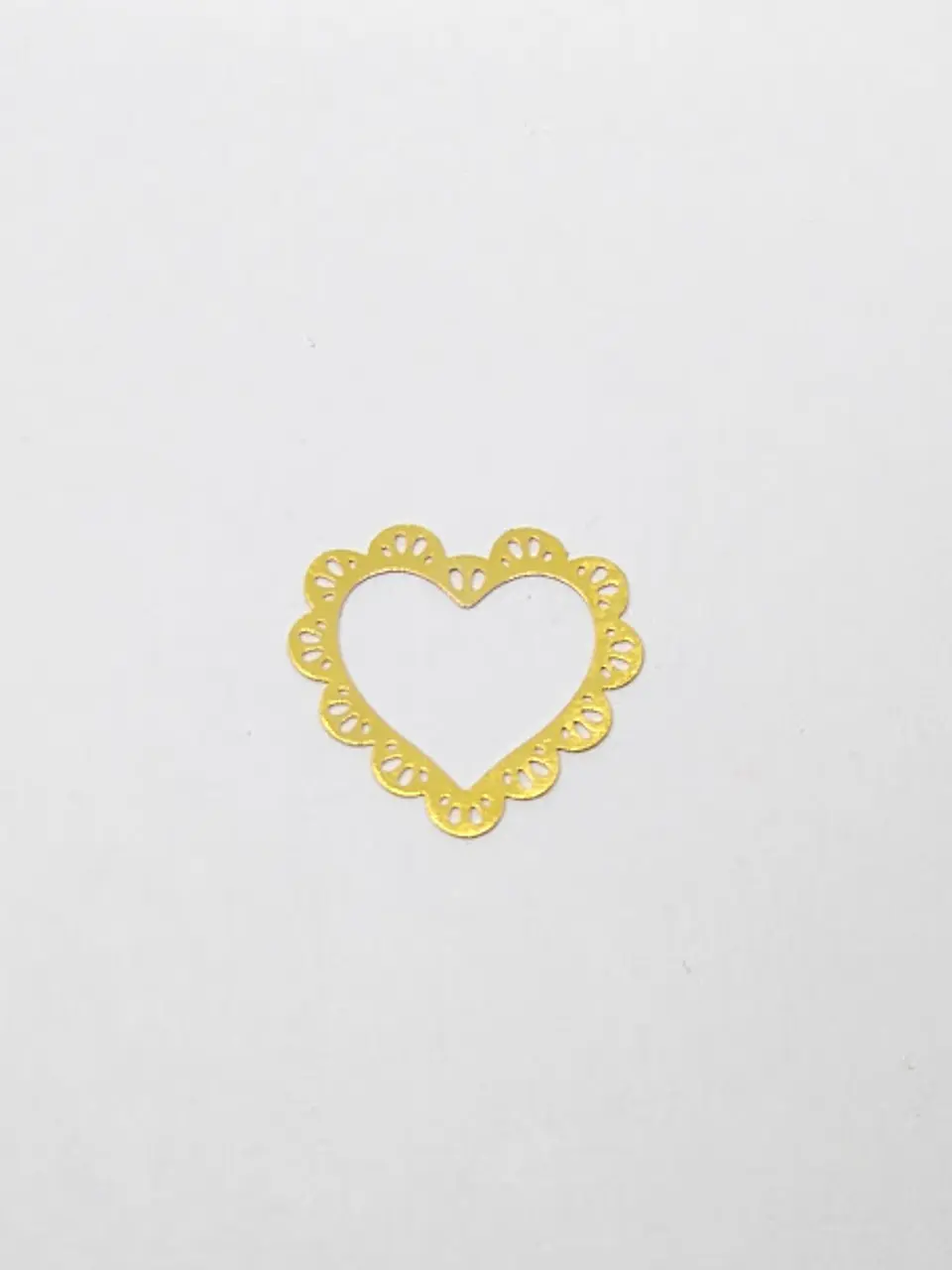 CORAZÓN MINI DIJE BAÑO DE ORO T5045                                       1