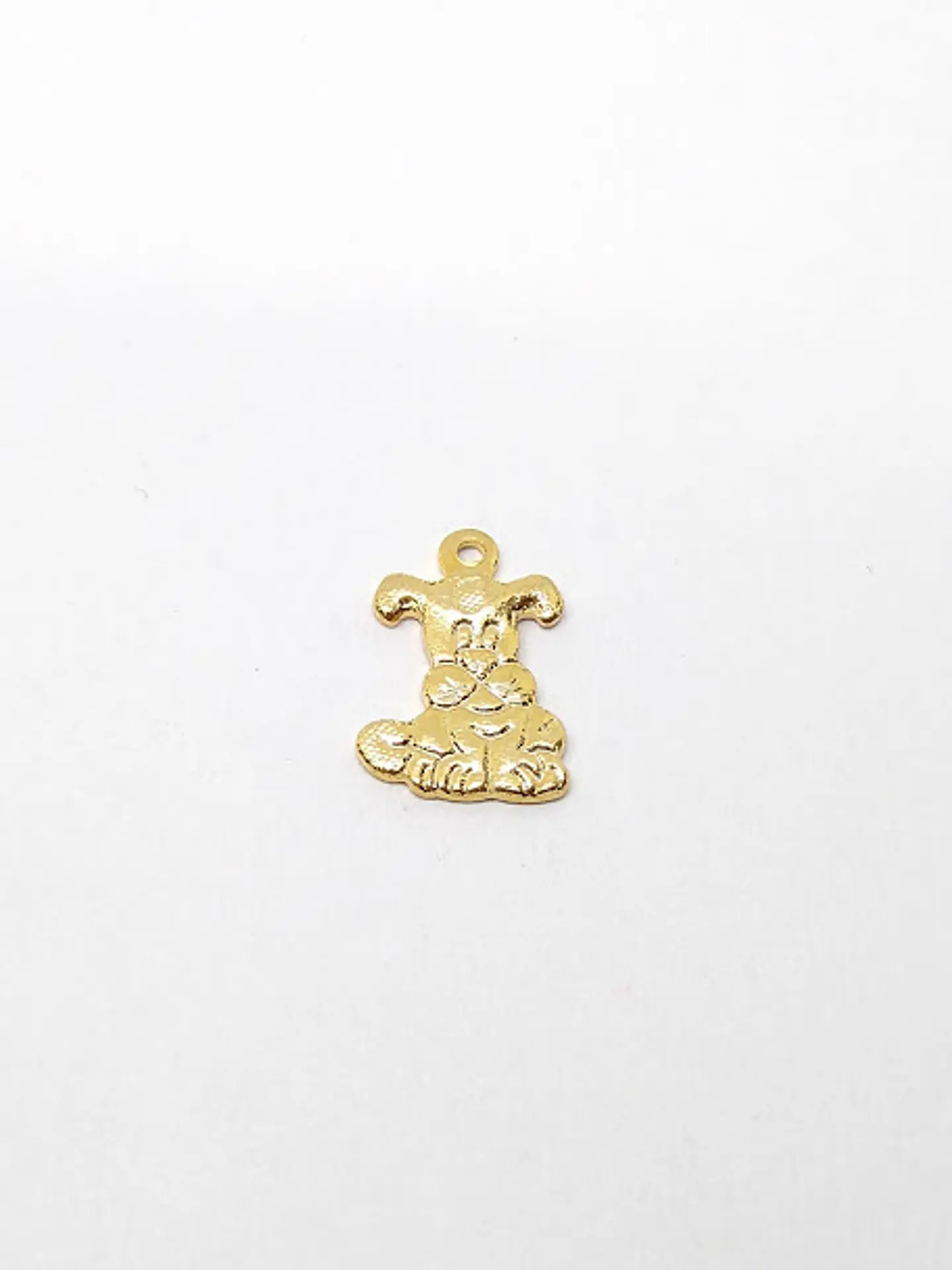 PERRO MINI DIJE BAÑO DE ORO T3963                         1