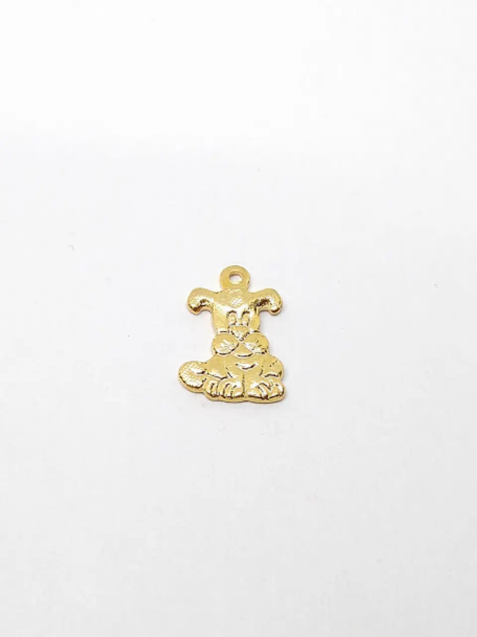 PERRO MINI DIJE BAÑO DE ORO T3963                         1