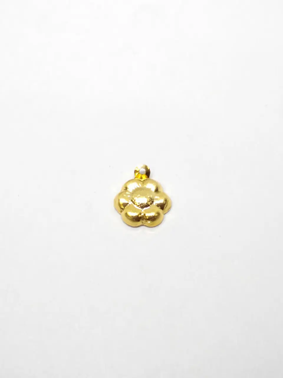 FLOR GRABADA BAÑO DE ORO T1426  1