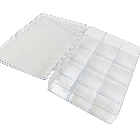 CAJA ✦ ORGANIZADORA 12 COMPARTIMENTOS ACRÍLICA                  