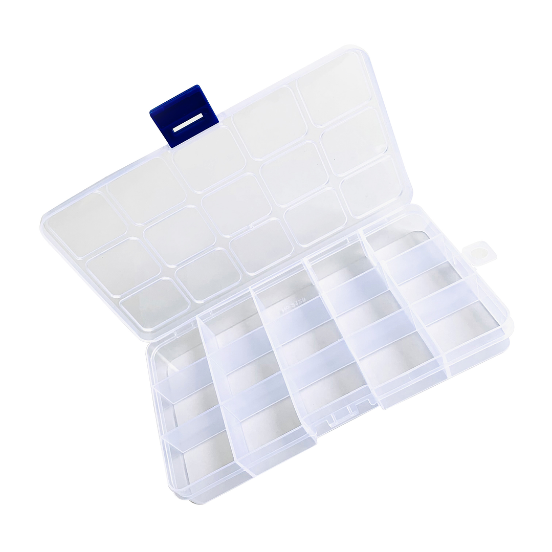 CAJA ✦ ORGANIZADORA 15 COMPARTIMIENTOS PLÁSTICA  2