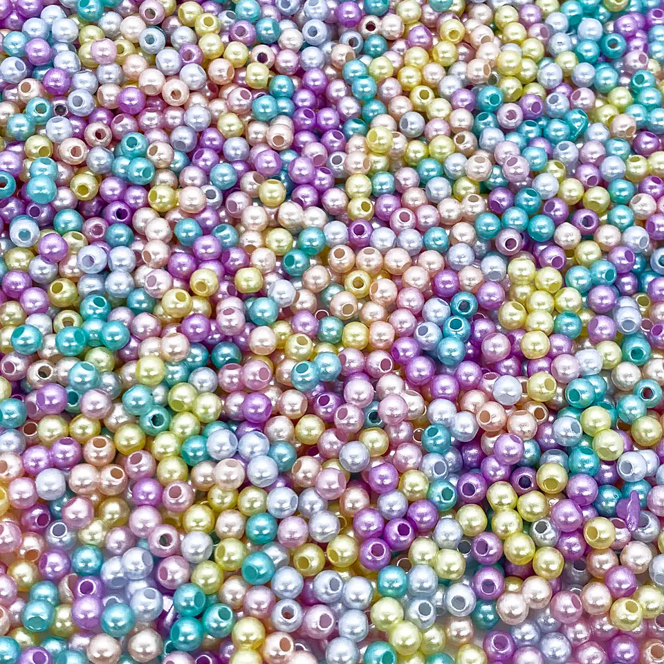 PERLA ✦ PLÁSTICA 4MM (ELIGE TU COLOR FAVORITO) 4