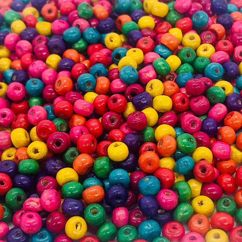SEPARADOR ✦ BOLA MADERA 6MM (ELIGE TU COLOR FAVORITO) 3