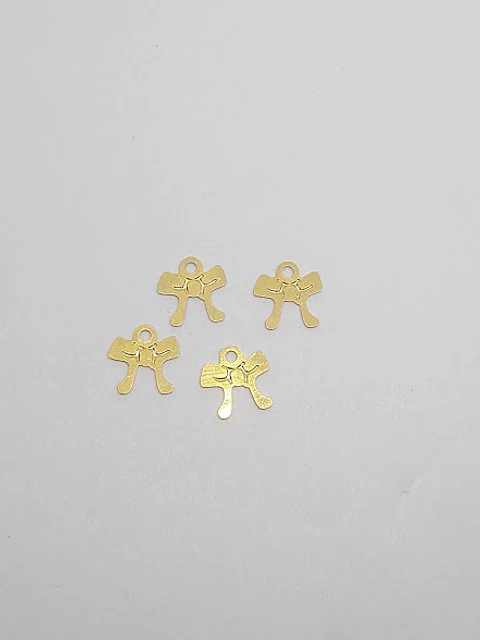 MOÑO MINI DIJE BAÑO DE ORO T3396             