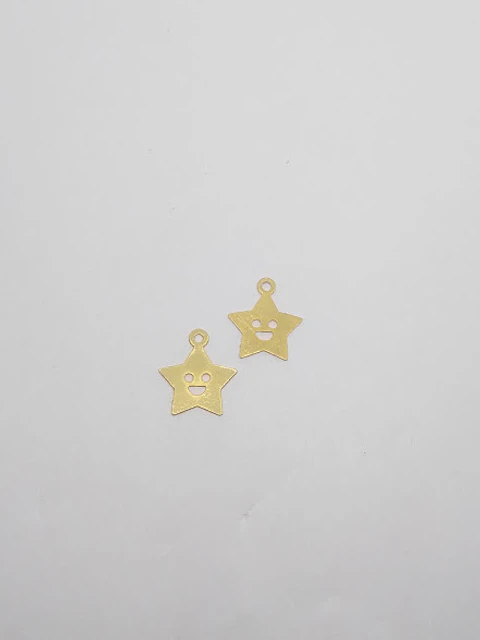 ESTRELLA MINI DIJE BAÑO DE ORO FT-21                                