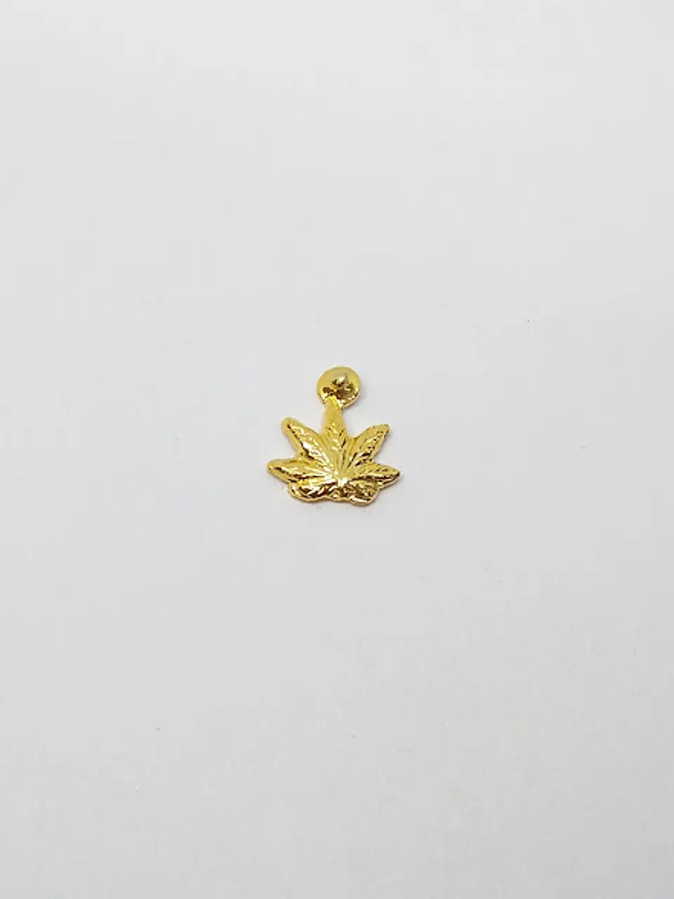 HOJA MINI DIJE BAÑO DE ORO T3469                             1