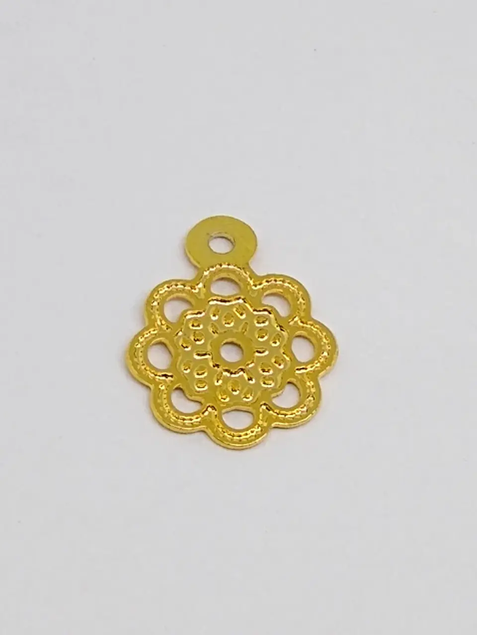 MANDALA MINI DIJE BAÑO DE ORO DTS-005                                              1