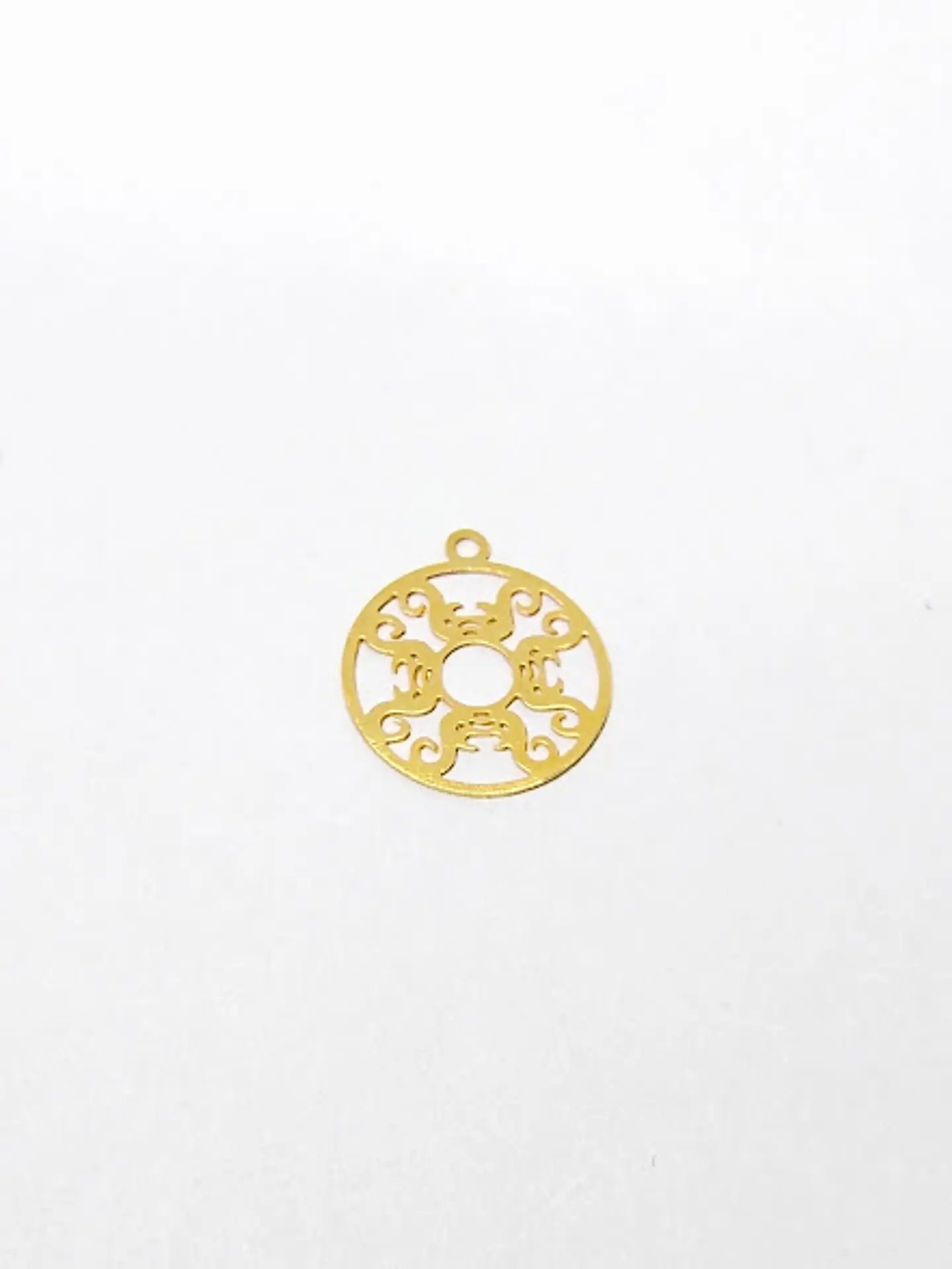 MANDALA MINI DIJE BAÑO DE ORO T5187                                          1