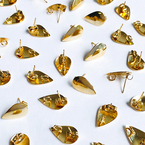 HERRAJE TOPO ✦ GOTA BAÑO DE ORO
