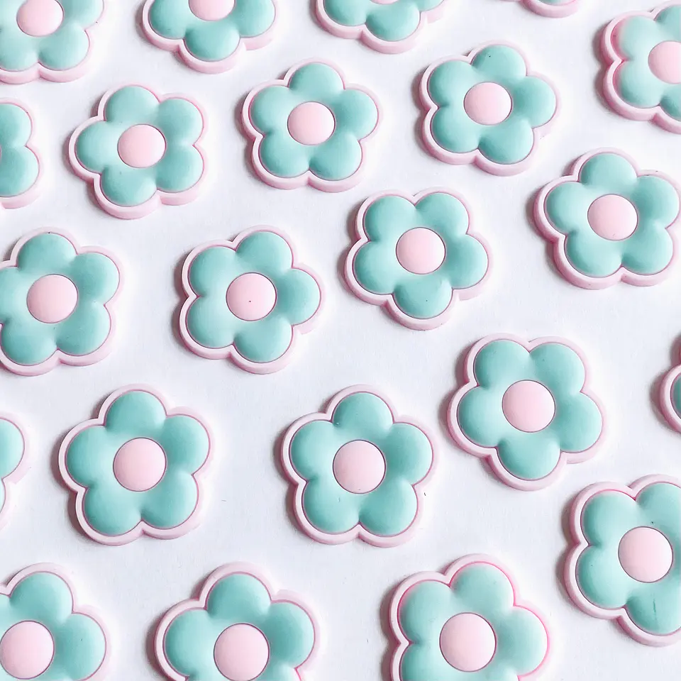 PIN ✦ FLOR EN SILICONA (ELIGE TU COLOR FAVORITO) 30*30 MM 6
