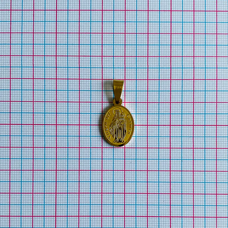 MEDALLA ✦ VIRGEN DEL CARMEN EN ACERO 2