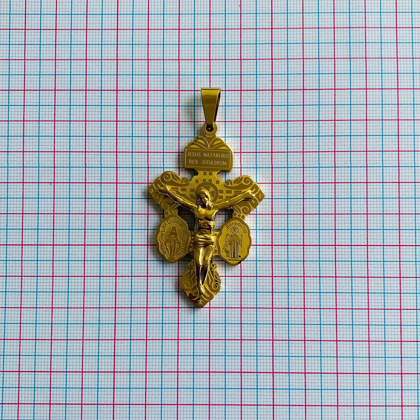DIJE ✦ CRISTO DEL PERDÓN EN ACERO 2