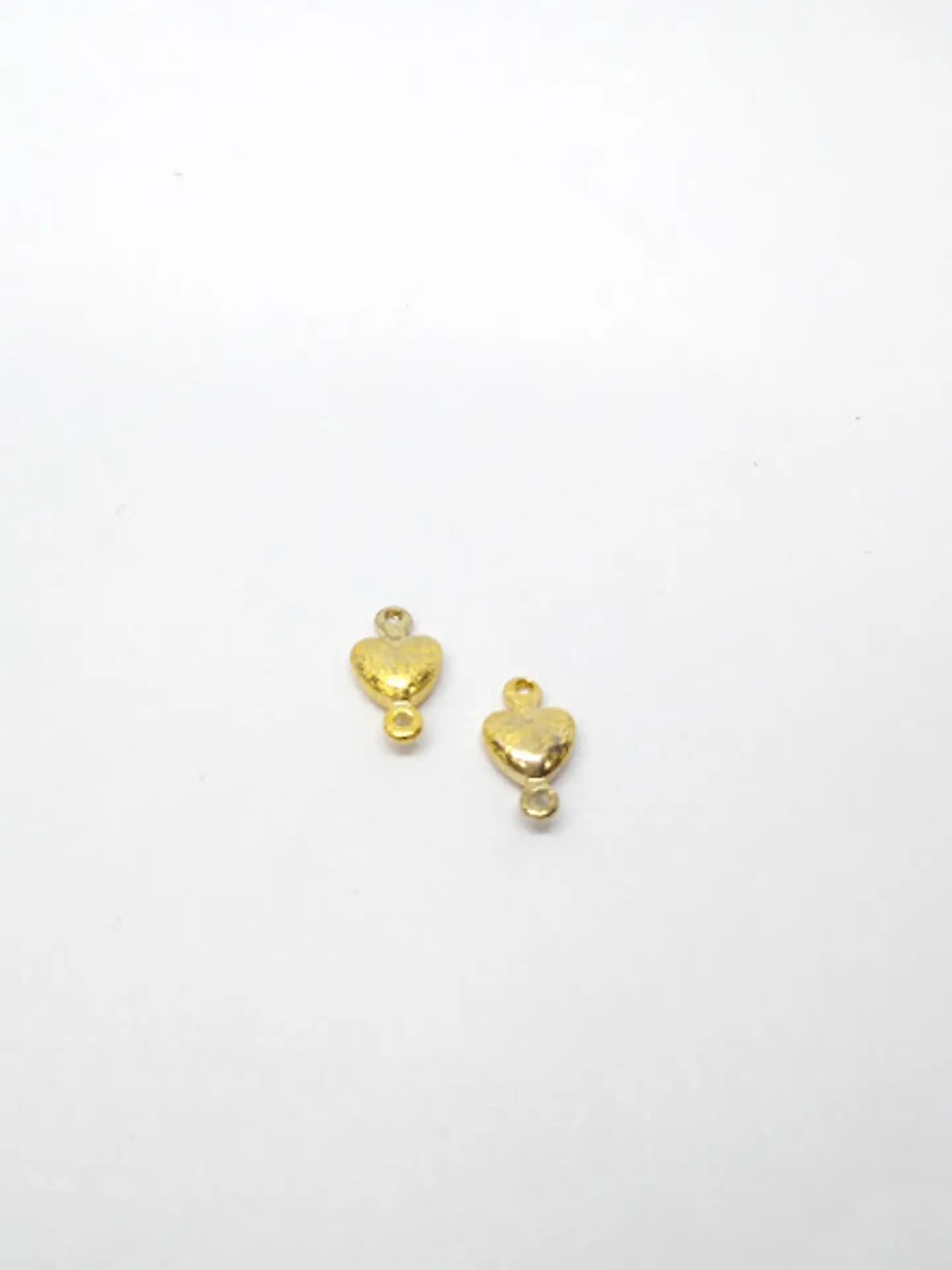 CORAZÓN LISO BAÑO DE ORO T3474      1