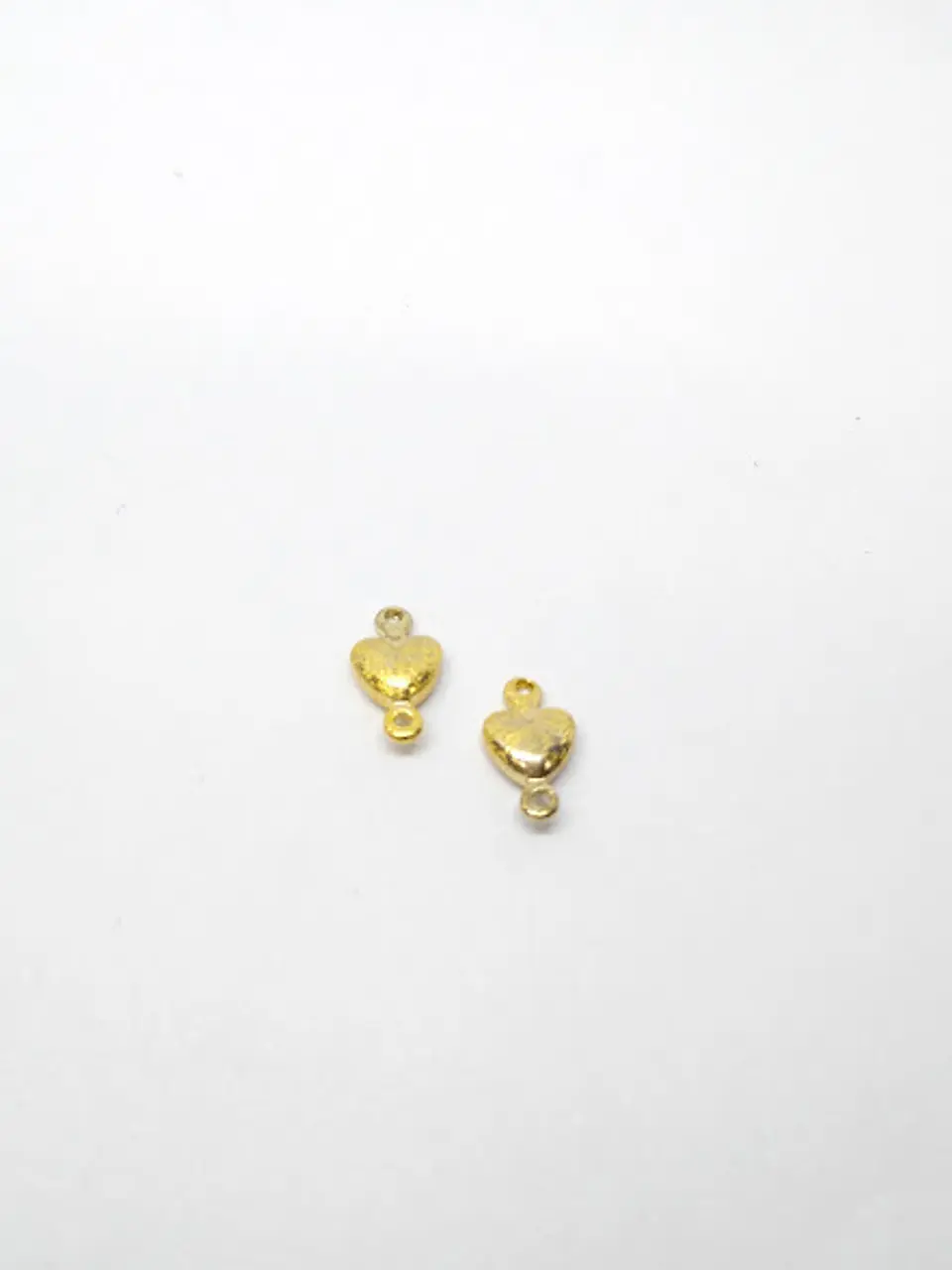 CORAZÓN LISO BAÑO DE ORO T3474      1