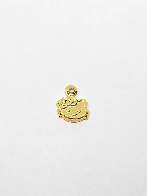 HELLO KITTY MINI DIJE BAÑO DE ORO T1327              
