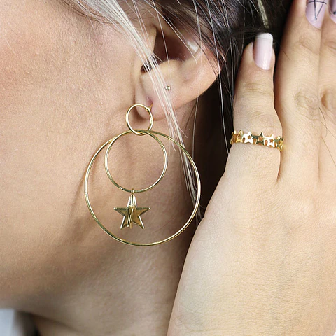 ARETE ✦ AROS CON ESTRELLA 