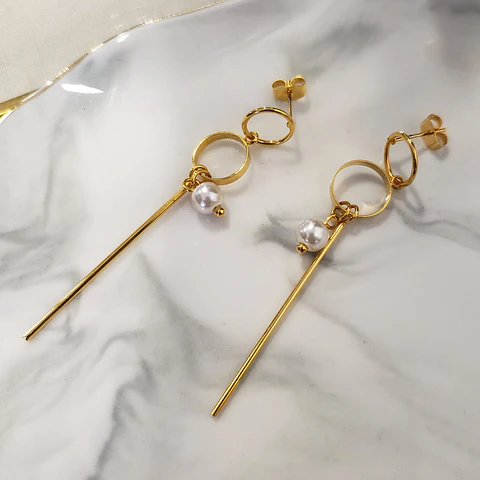 ARETE ✦ AROS CON PERLA 