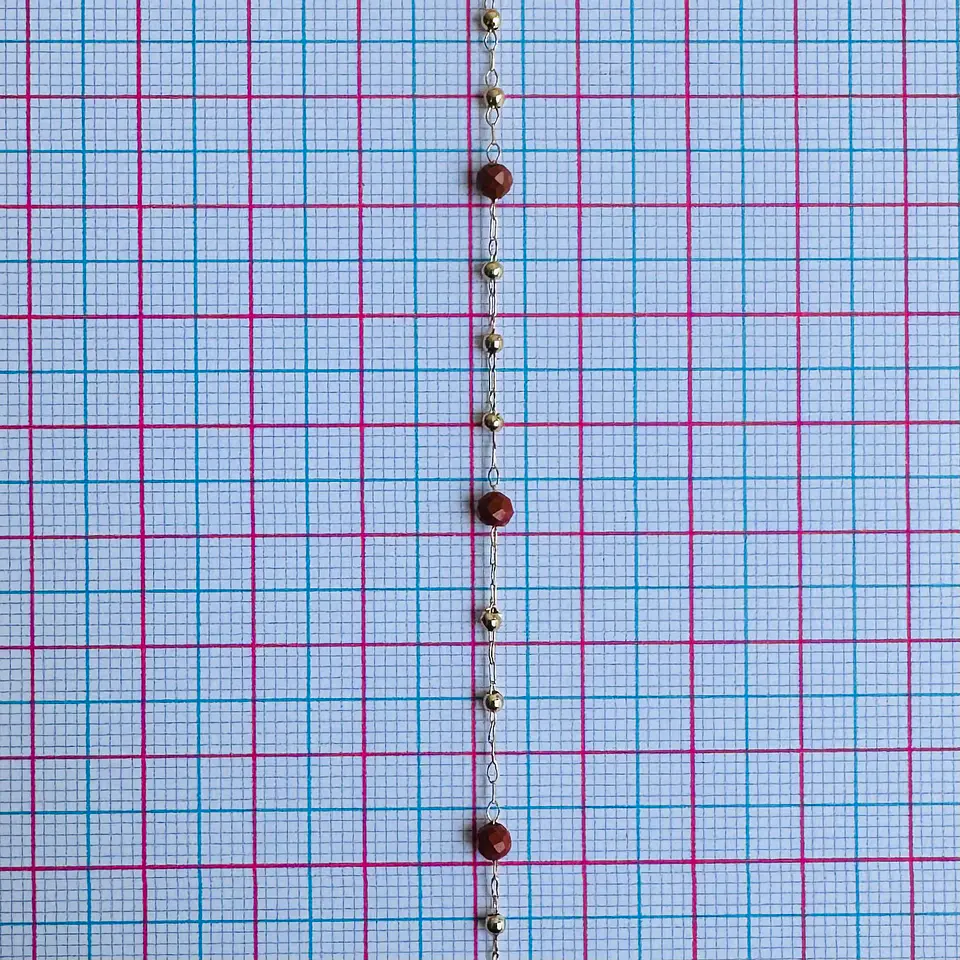 CADENA JASPE ROJO MK-330 2