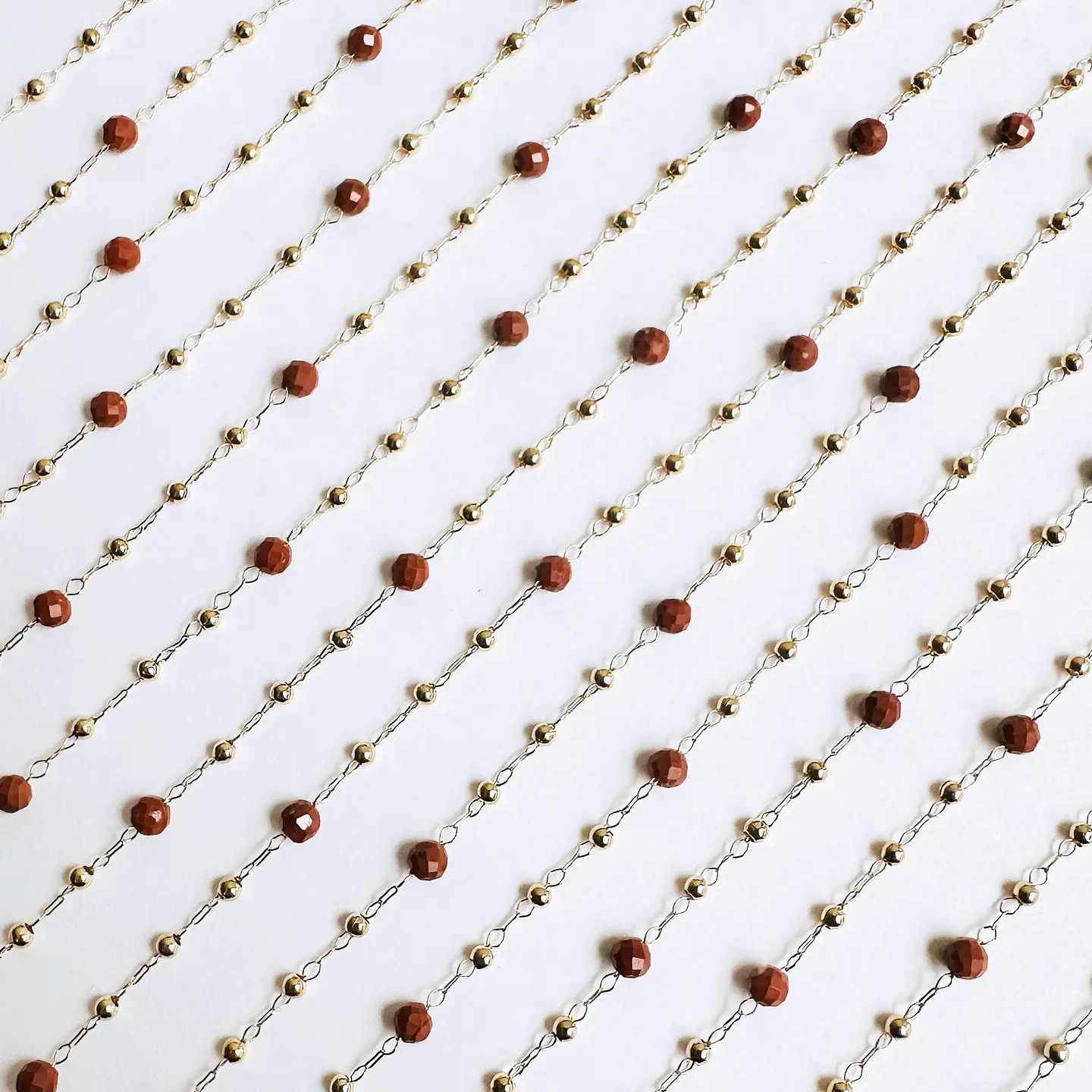 CADENA JASPE ROJO MK-330 1